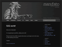 Tablet Screenshot of manufato.com